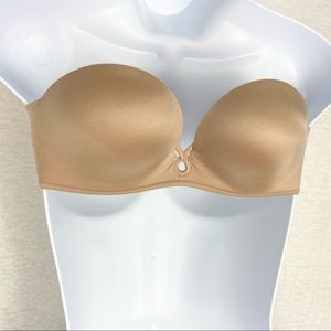 Add 2 Cups Padded Push Up Strapless Multiway Bra
